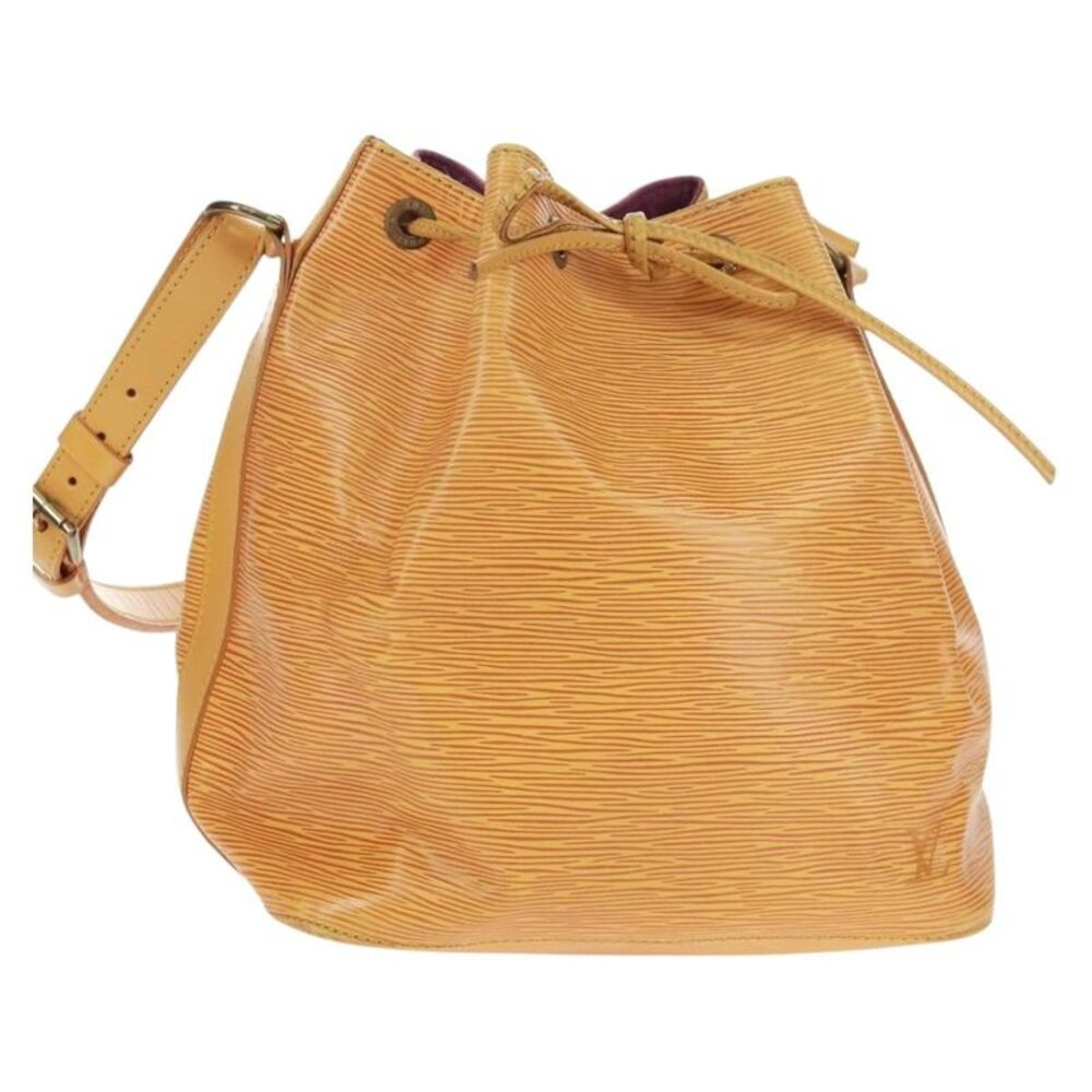 Louis Vuitton Petit Noe Epi Leather Yellow Leather Shoulder Bag Bag
